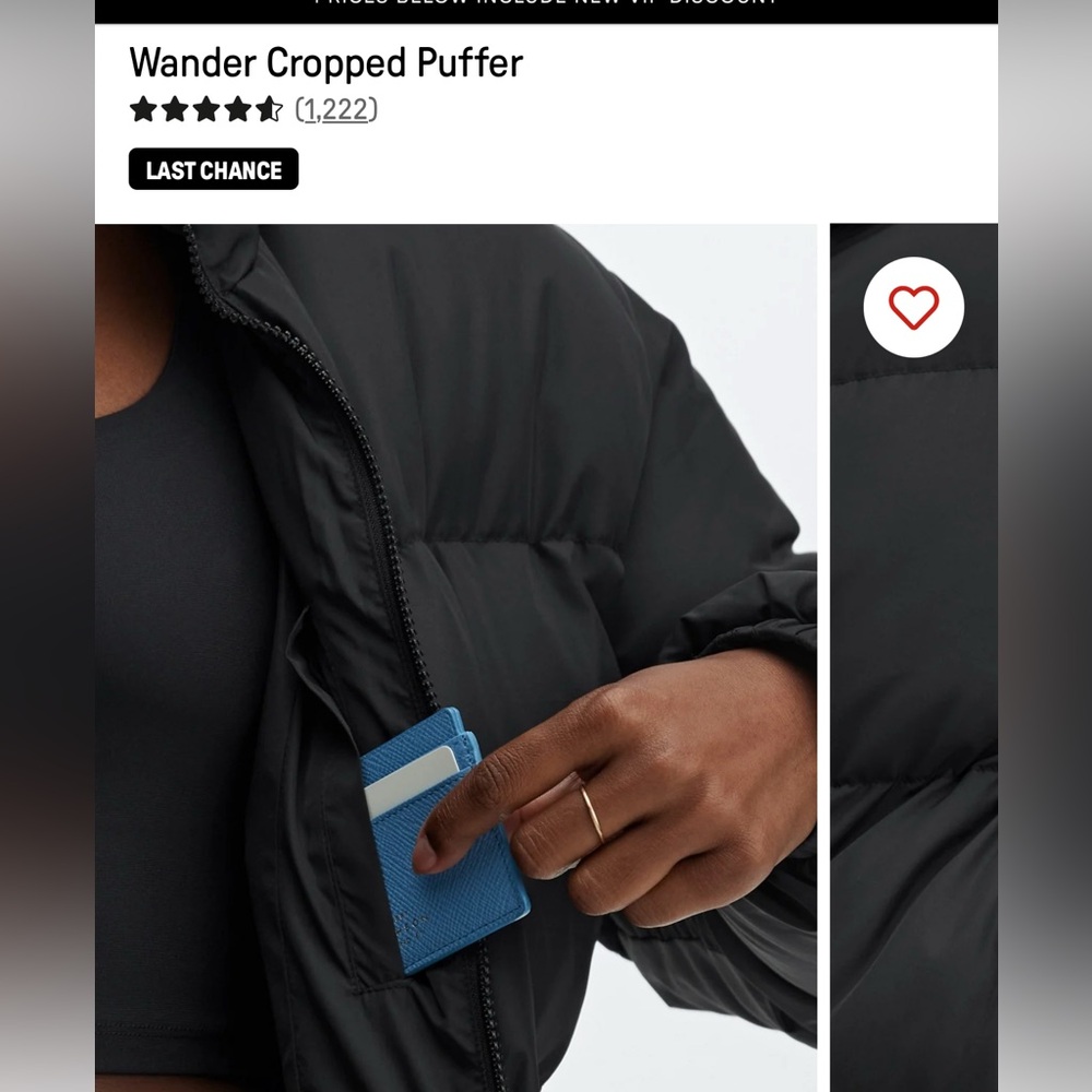 Fabletics Hiking Puffer Jacket - Picture 6 of 9